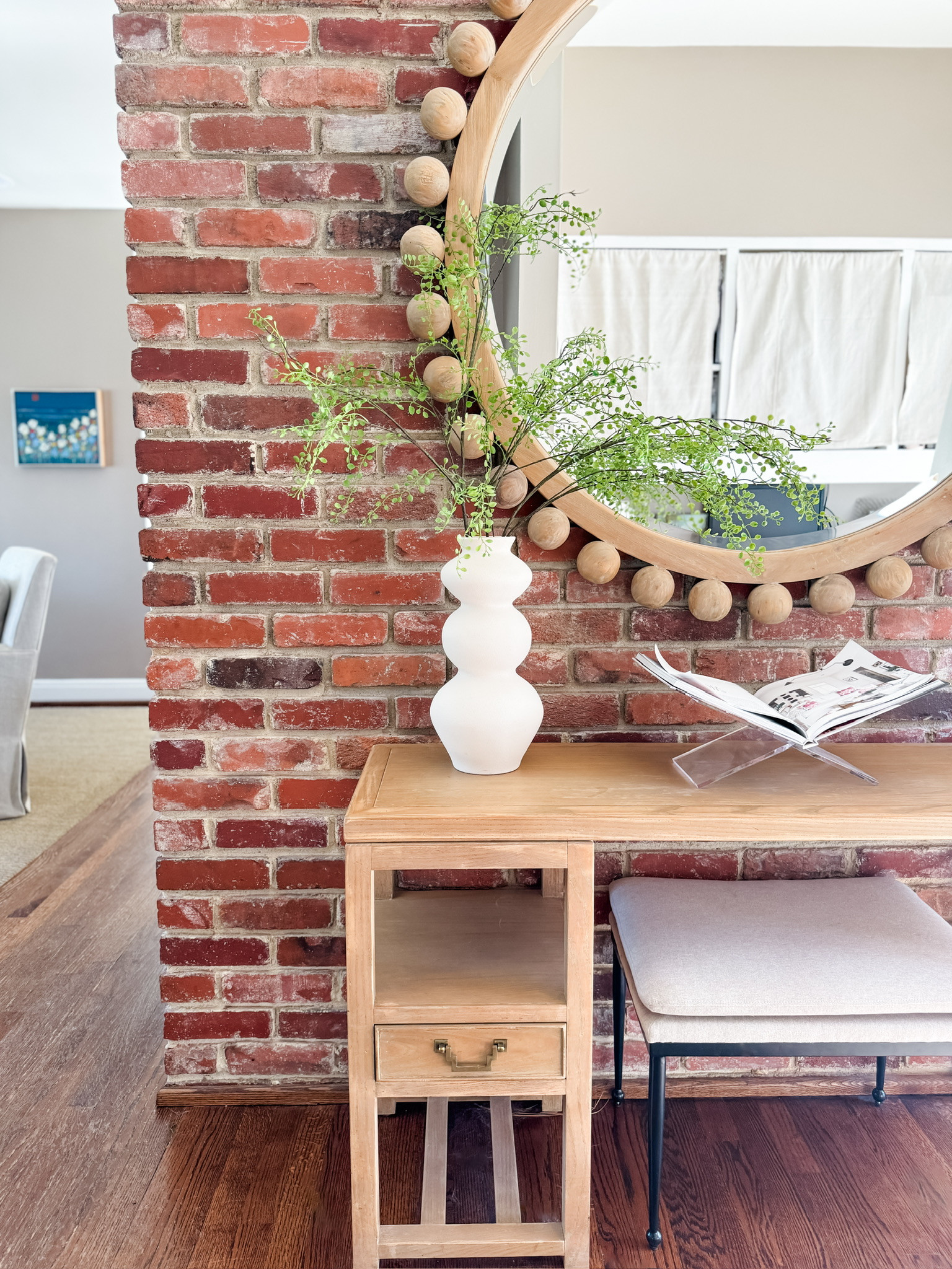 I’m obsessed with how real these faux vickerman stems look. They add the perfect pop of color to my entryway without any upkeep, and the quality is seriously impressive. One of those decor pieces that works literally anywhere in your home. 

 #LTKdayinmylife #LTKHome #LTKFindsUnder50