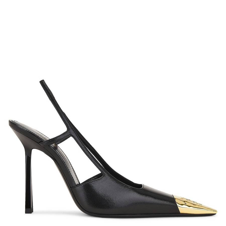 Saint Laurent Jeanne Slingback Pumps, Brand Size 36 ( US Size 6 ) | Jomashop.com & JomaDeals.com
