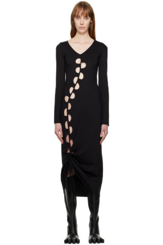 AVAVAV
                     
                    Black Cutout Maxi Dress | SSENSE