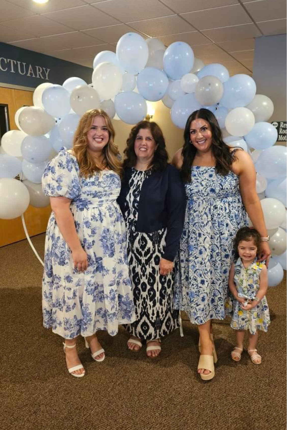 Lots of shades of blue for my sister’s bridal shower! I’m wearing an XL in this Abercrombie dress and it was GORGEOUS!! 

#LTKMidsize #LTKParties #LTKFindsUnder100