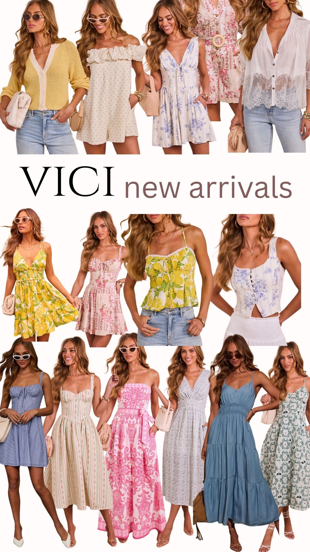 New arrivals! Save 35% off with code AGGISAVE35 

@VICI 

#spring #dress #top #skirt 

#LTKgrwm #LTKootd #LTKSpringSale