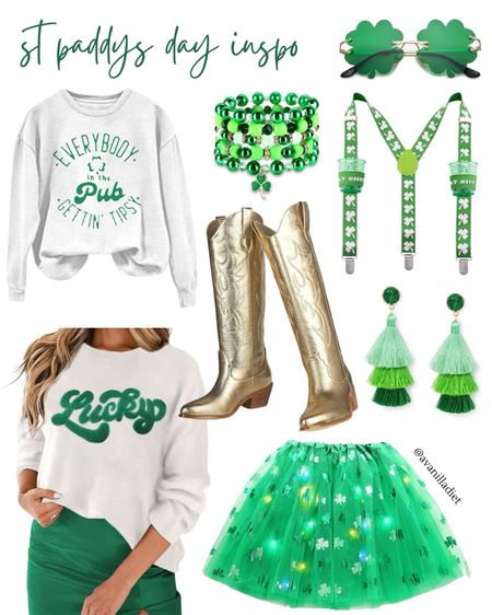 St. Patty’s day outfit inspo 🍀💚

#amazonfinds 
#founditonamazon
#amazonpicks
#Amazonfavorites 
#affordablefinds
#amazonfashion
#amazonfashionfinds

#LTKstyletip #LTKfindsunder50 #LTKSeasonal