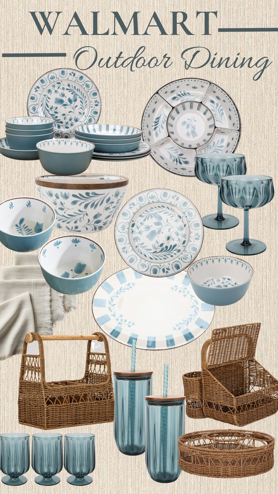 New walmart outdoor serve ware! Comes in 3 colors but the blue is my fave!
Walmart picnic supplies
Outdoor dinning
#walmarthome #getthelookforless #anthroorwalmart #lookforless

#LTKFindsUnder50 #LTKHome #LTKSeasonal
