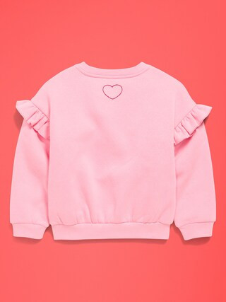 Old Navy x Disney Minnie Mouse Embroidered Ruffle-Sleeve Sweatshirt for Toddler Girls | Old Navy (US)