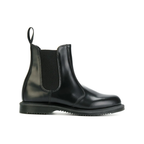 Dr. Martens Ankle boot de couro 'Flora' - Preto | FarFetch BR
