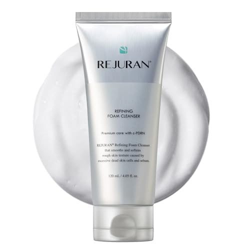 REJURAN® Refining Foam Cleanser, c-PDRN® – Hydrating & Gentle for Smoother, Clearer Skin, Minimizes Pores & Balances with Hyaluronic Acid & Tanin Complex, Korean Skin Care (4.05 fl oz) | Amazon (US)