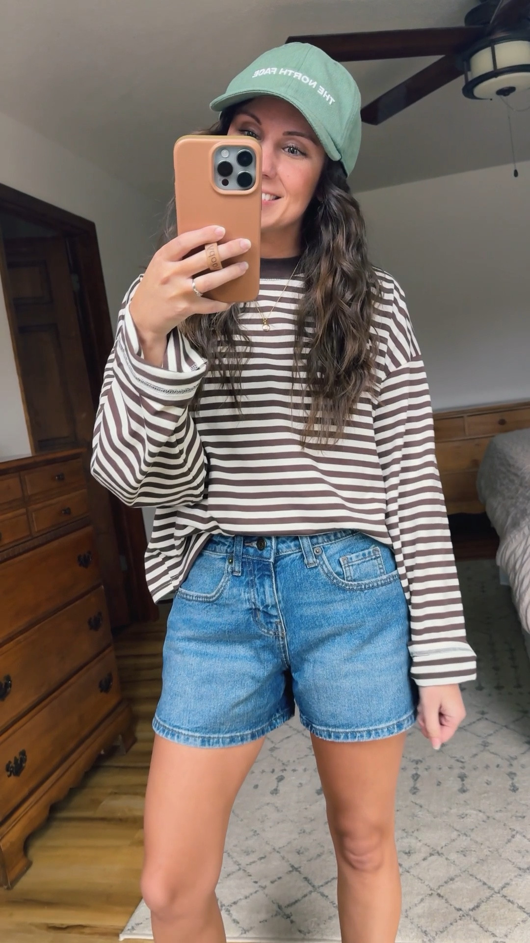 xs in my striped shirt, 00 in my shorts (medium wash—size up for a looser fit. Almost no stretch). 6 in my sandals.



#LTKootd #LTKPetite #LTKgrwm