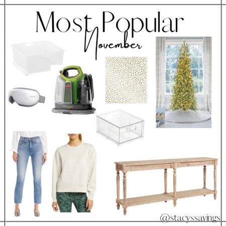 Your favorite things from November! Cute clothes, home organizers, furniture, self care & decor items! These are all fantastic choices!



#LTKsalealert #LTKhome