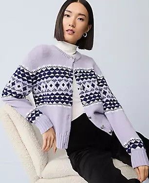 Fair Isle Cardigan | Ann Taylor