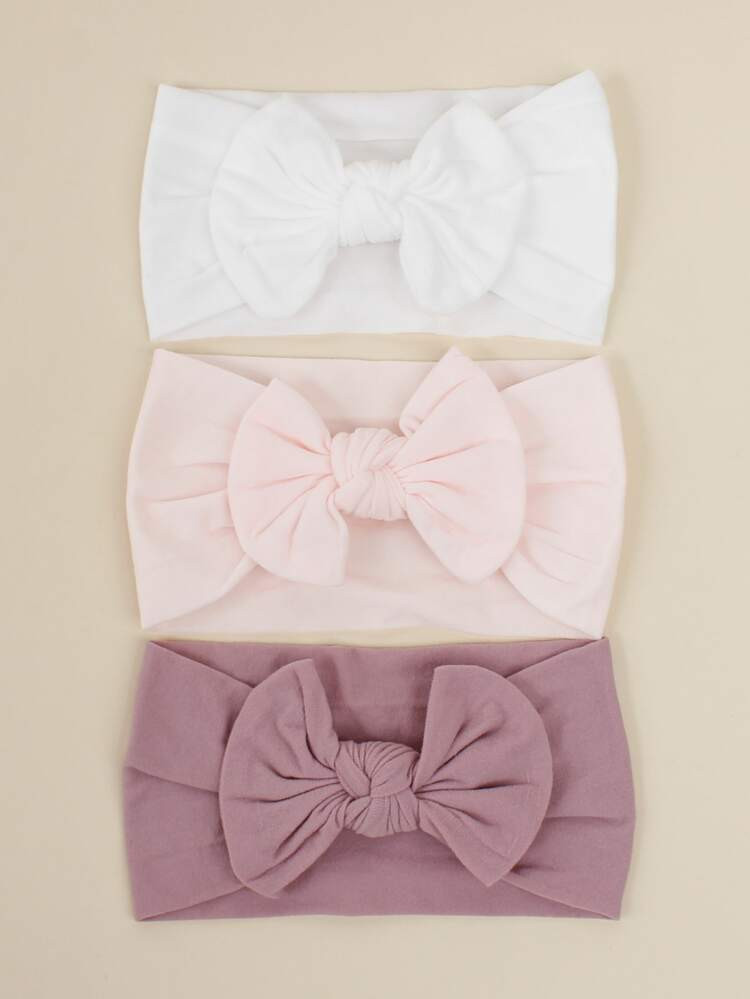 3pcs Baby Bow Knot Headband | SHEIN