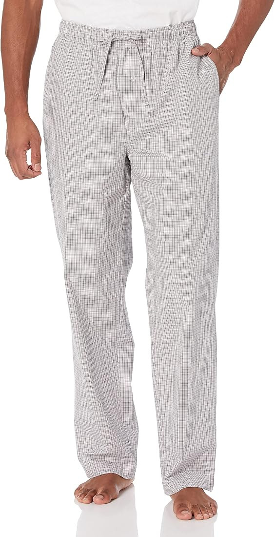 Amazon Essentials Men's Straight-Fit Woven Pajama Pant | Amazon (US)