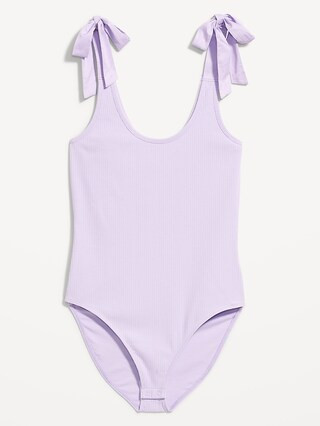 Tie-Strap Tank Top Bodysuit | Old Navy (US)