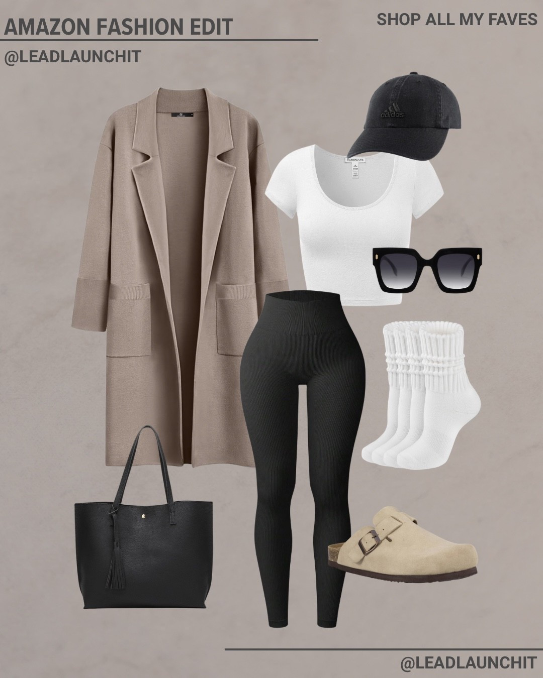 Effortless. Elevated. Everyday chic. 🤍 ✨ Everything is linked in my LTK + Amazon Storefront — shop the exact pieces & similar finds before they sell out.

#EverydayLuxury#CapsuleWardrobe#AmazonFinds#LTKFinds#NeutralStyle