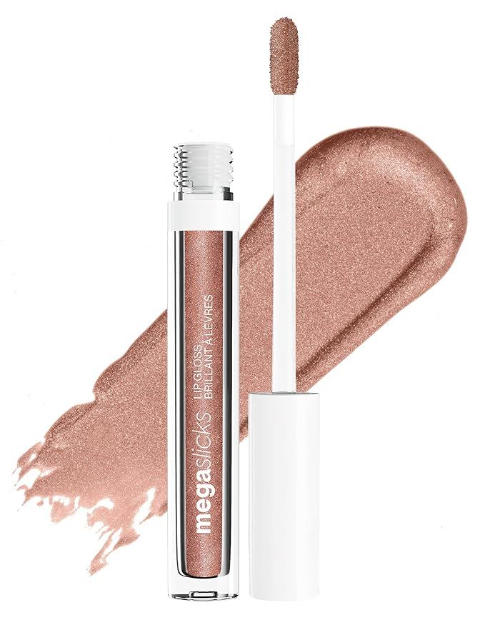Wet n Wild Mega Slicks Lip Gloss | Long Lasting | Hyaluronic Acid | High Shine | Bronzed Berry | Amazon (US)