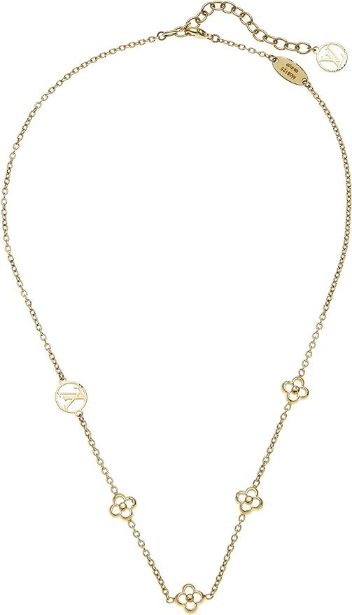 Amazon.com: Louis Vuitton, Pre-Loved Gold Flower Full Necklace, Gold : Luxury Stores | Amazon (US)