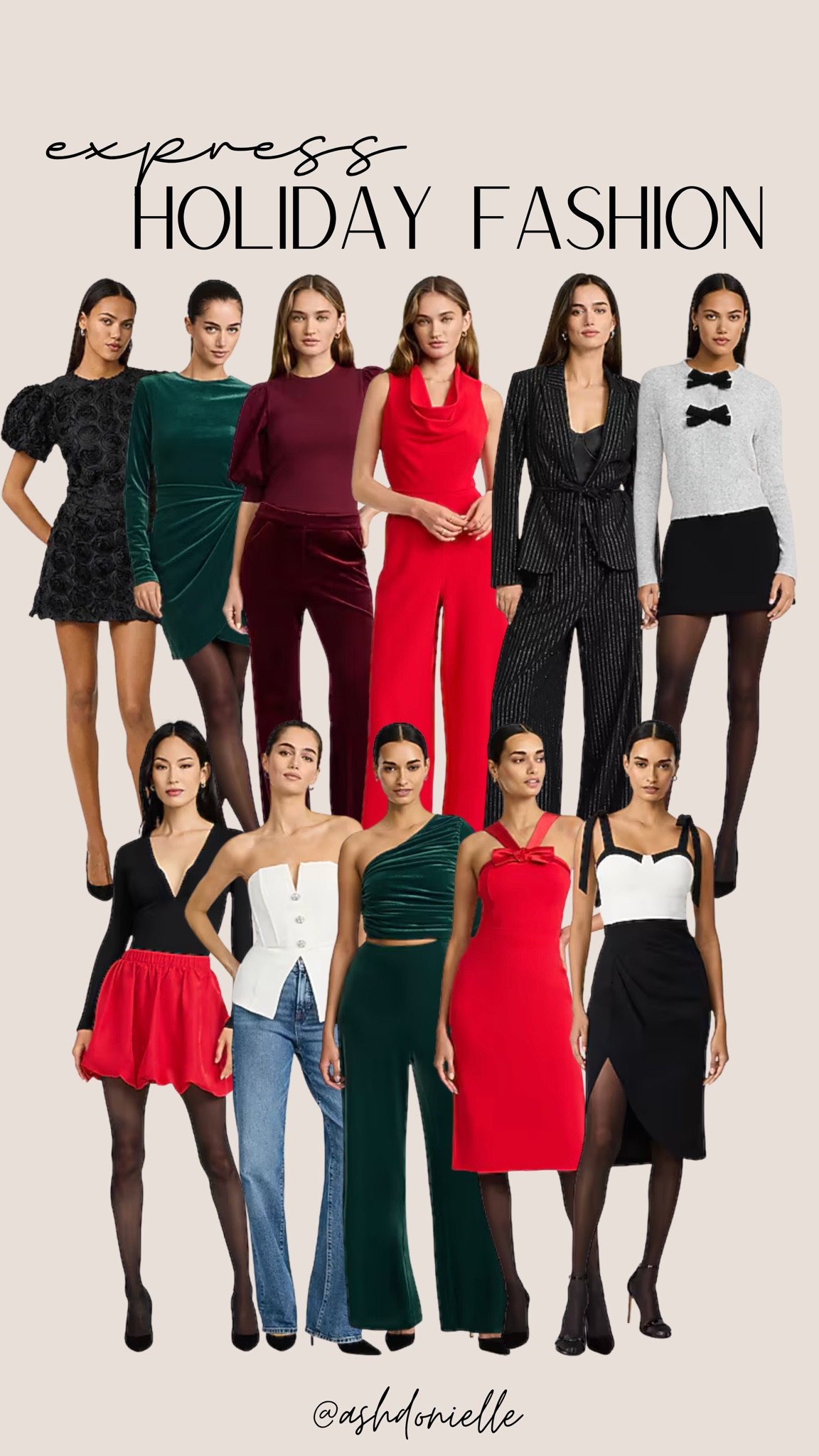 Express Holiday Fashion Arrivals

holiday party dress
velvet mini dress
sequin holiday outfit
christmas family photo outfits
cozy christmas sweater
red satin blouse
winter cocktail attire
festive plaid skirt
gold statement earrings
black tights and heels

#LTKHoliday #LTKStyleTip #LTKSeasonal
