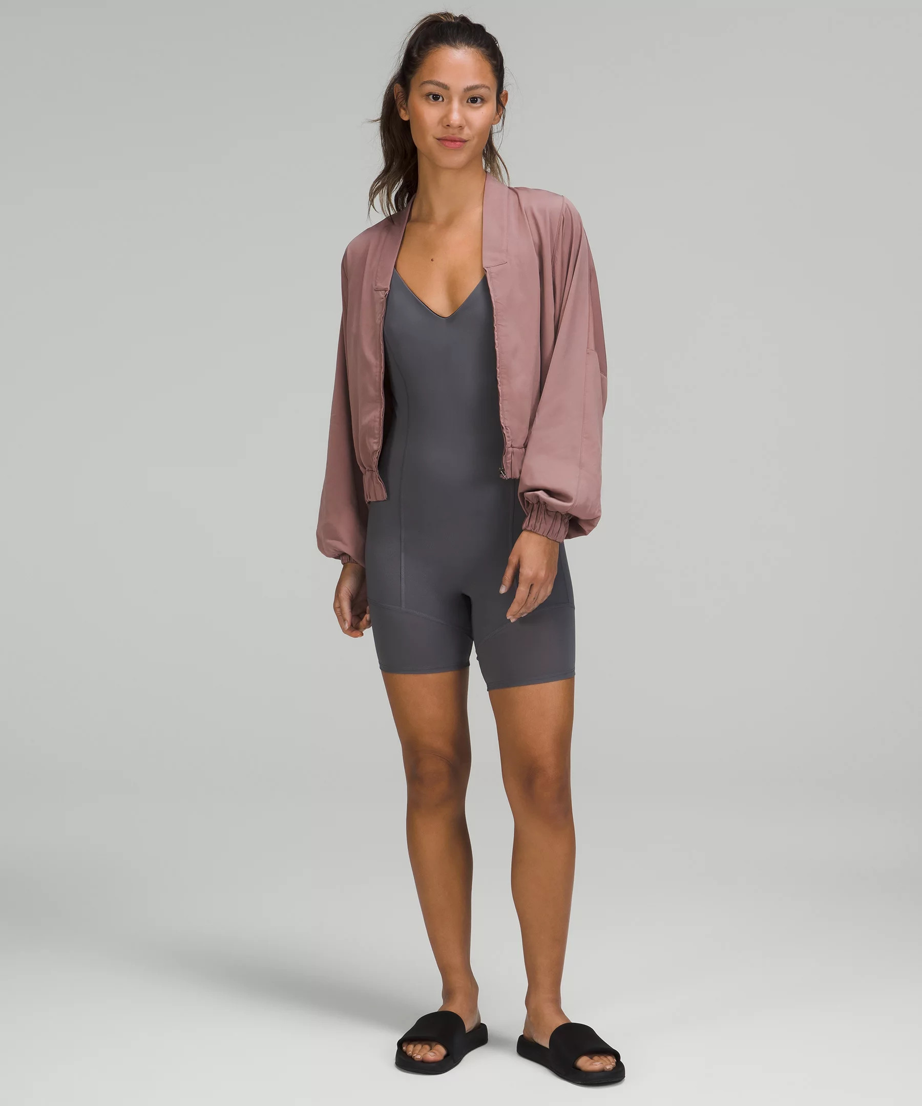 lululemon lab Oversized-Fit Short Track Jacket *Online Only | Women's Hoodies & Sweatshirts | lul... | Lululemon (US)