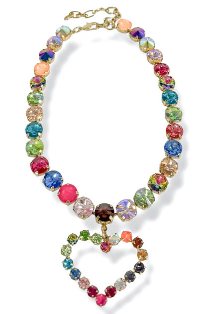 Sienna by TOVA Lovey Watermelon Small Heart Necklace | The Willow Tree