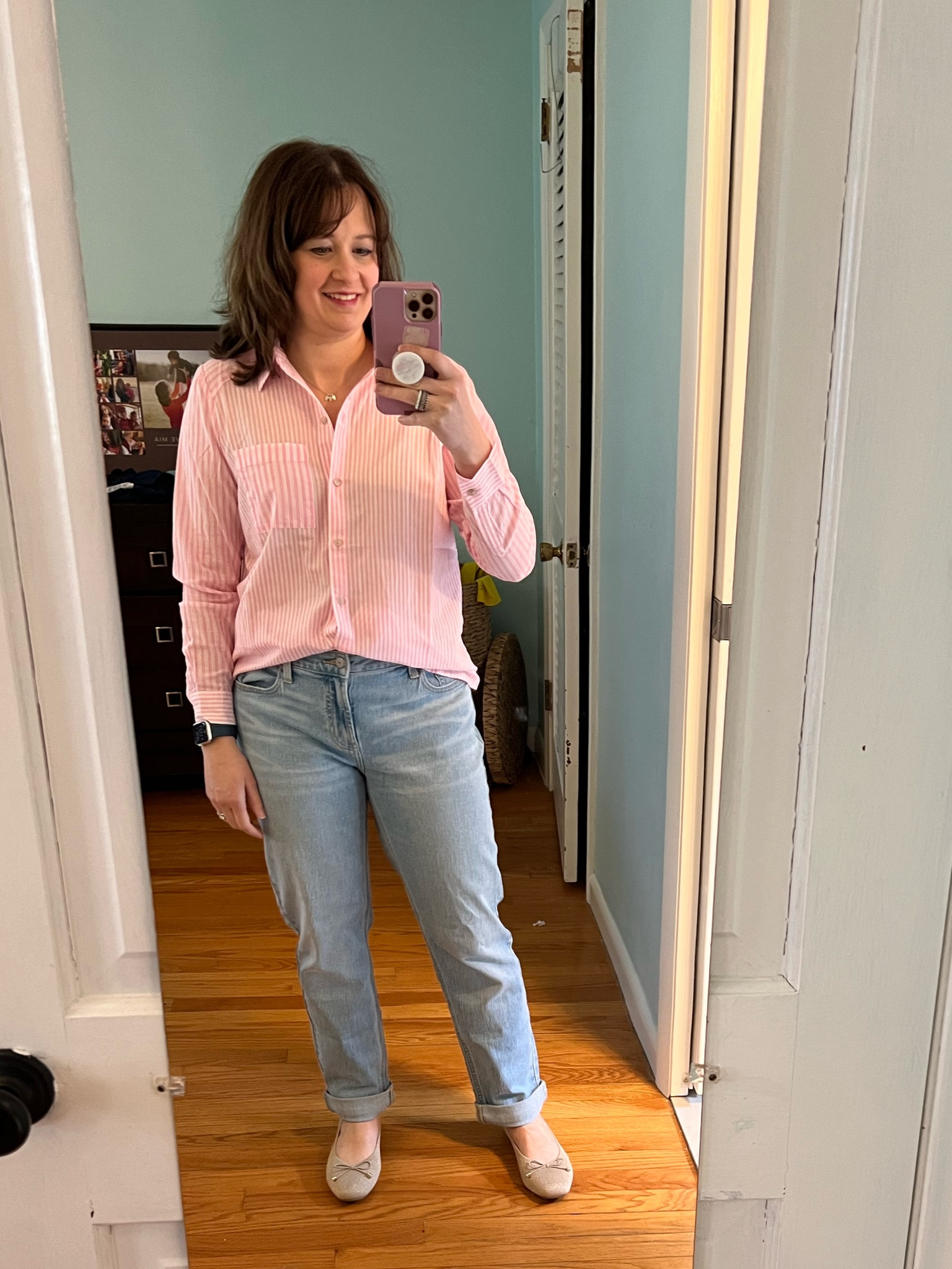 Lauren Conrad pink button down. Lovely for light summers. Oversized fit, I sized down one to XS. Very lightweight, I added a cami for coverage.

#hocsummer #coolsummer #lightsummer #truesummer #softsummer #pastelsummer #darksummer #brownsummer #sweetpeasummer #summerpalette #summerfinds

#LTKstyletip #LTKsalealert #LTKfindsunder50