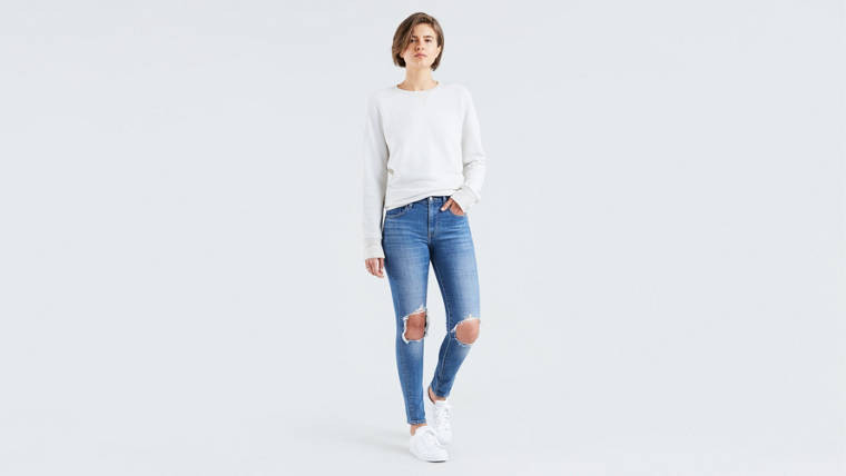 721 High Rise Ripped Skinny Women's Jeans | LEVI'S (US)