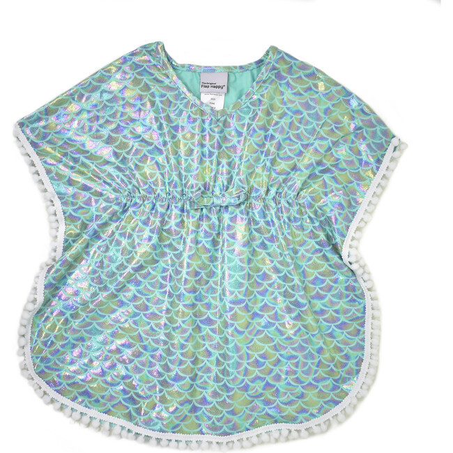 UPF 50+ Kaia Beach Swim Cover-Up, Fairy Tale Scales - Flap Happy Swim | Maisonette | Maisonette