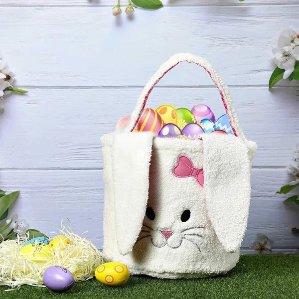 Easter Eggs Fabric Basket | Wayfair North America