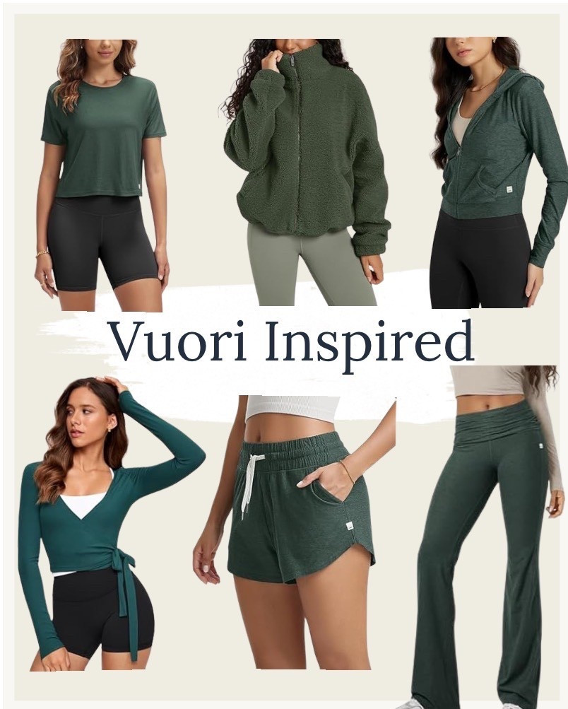 Vuori vibes without the Vuori price ✨
This Amazon activewear set gives that buttery-soft, elevated look we all love from Vuori — but at a fraction of the cost 🙌
Perfect for mom life, errands, travel days, or lounging in style.
Comfortable, flattering, and so good for everyday wear.
Linked all the Amazon finds in this collage 💛

#LTKunder50 #AmazonFinds #AthleisureStyle #ActivewearFinds #AmazonStyle #MomOutfits #EverydayWear #LookForLess #LTKFit #AffordableFashion

#LTKActive #LTKootd #LTKValentine