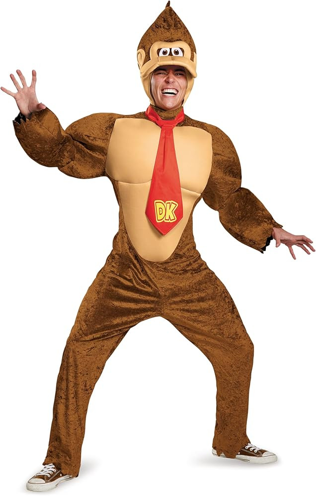Disguise Mens Disguise Men's Super Mario Donkey Kong Deluxe Costume | Amazon (US)
