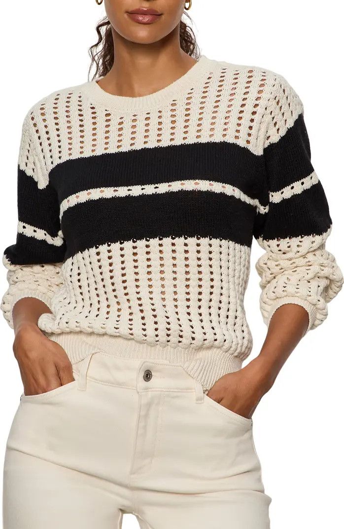 Open Stitch Cotton Sweater | Nordstrom