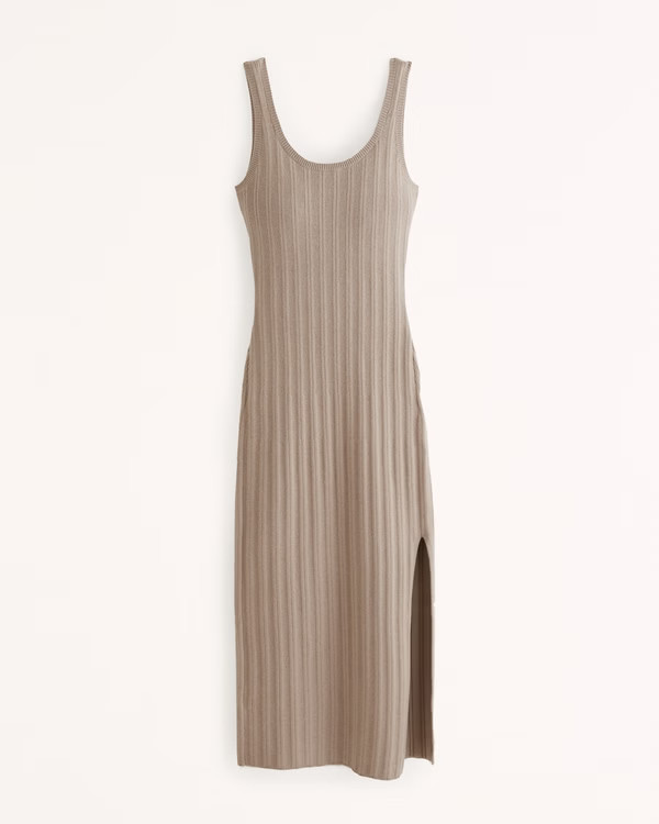 Ribbed Midi Sweater Dress | Abercrombie & Fitch (US)