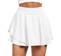 IUGA Tennis Skirts for Women with Pockets Shorts Athletic Golf Skorts Skirts for Women High Waist... | Amazon (US)