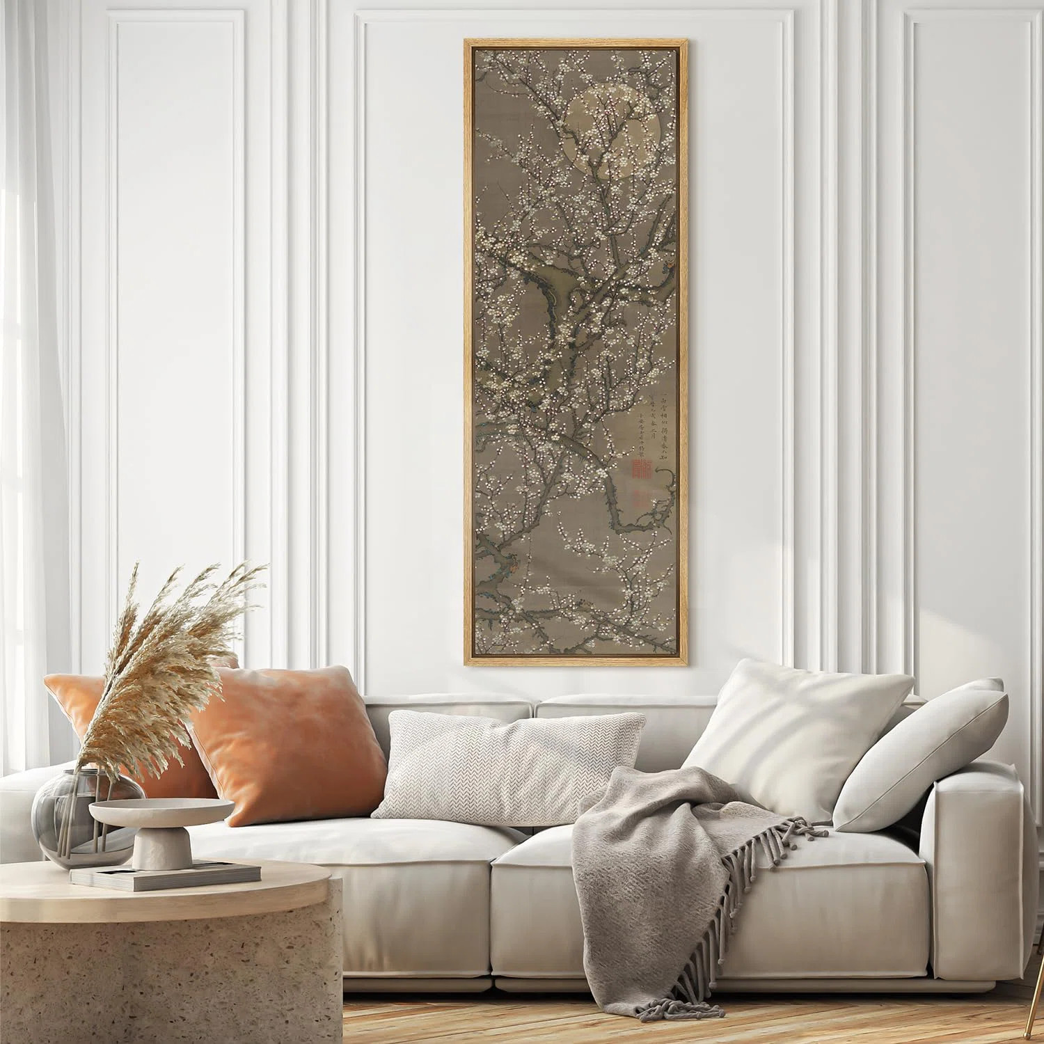 Traditional Chinese Plum Blossom Branches Modern Art | Wayfair North America