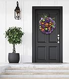 Haunted Hill Farm 20 Ribbon Wreath Door Ornaments and Glitter Pumpkin, HH020HLWR001-0MLT Halloween D | Amazon (US)