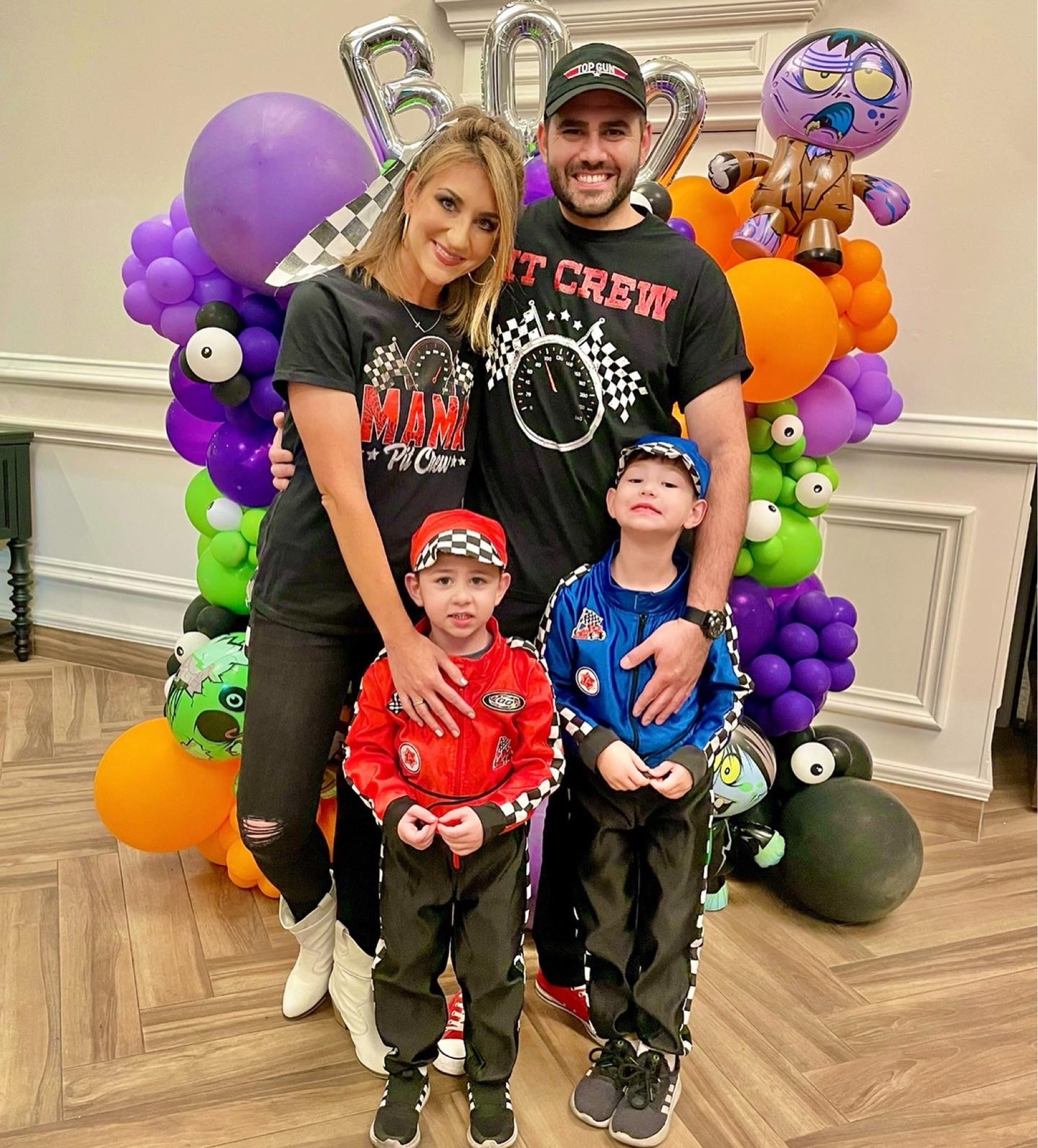 Race car drivers and their pit crew! The cutest, easiest family Halloween costume idea! 

#LTKSeasonal #LTKHalloween #LTKfamily