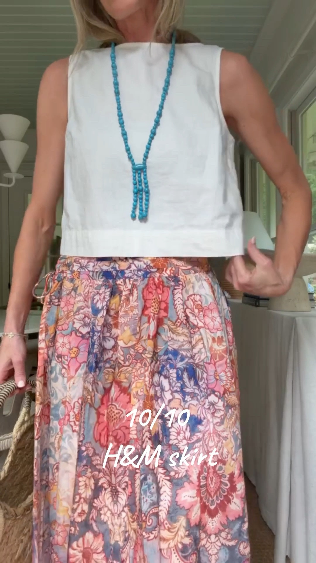 Skirt is true to size!! And is so good