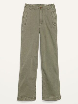 Extra High-Waisted Wide-Leg Workwear Pants for Women | Old Navy (US)