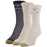 Gold Toe Women's Border Lace Crew Socks, 3 Pairs, Blush, Oatmeal, midnight, Shoe Size: 6-9 | Amazon (US)