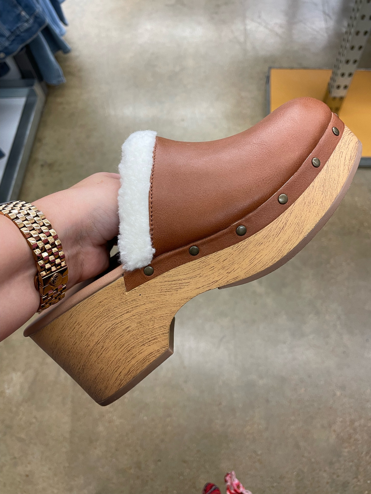 Faux leather sherpa lined mule! 

#LTKparties #LTKstyletip #LTKSeasonal