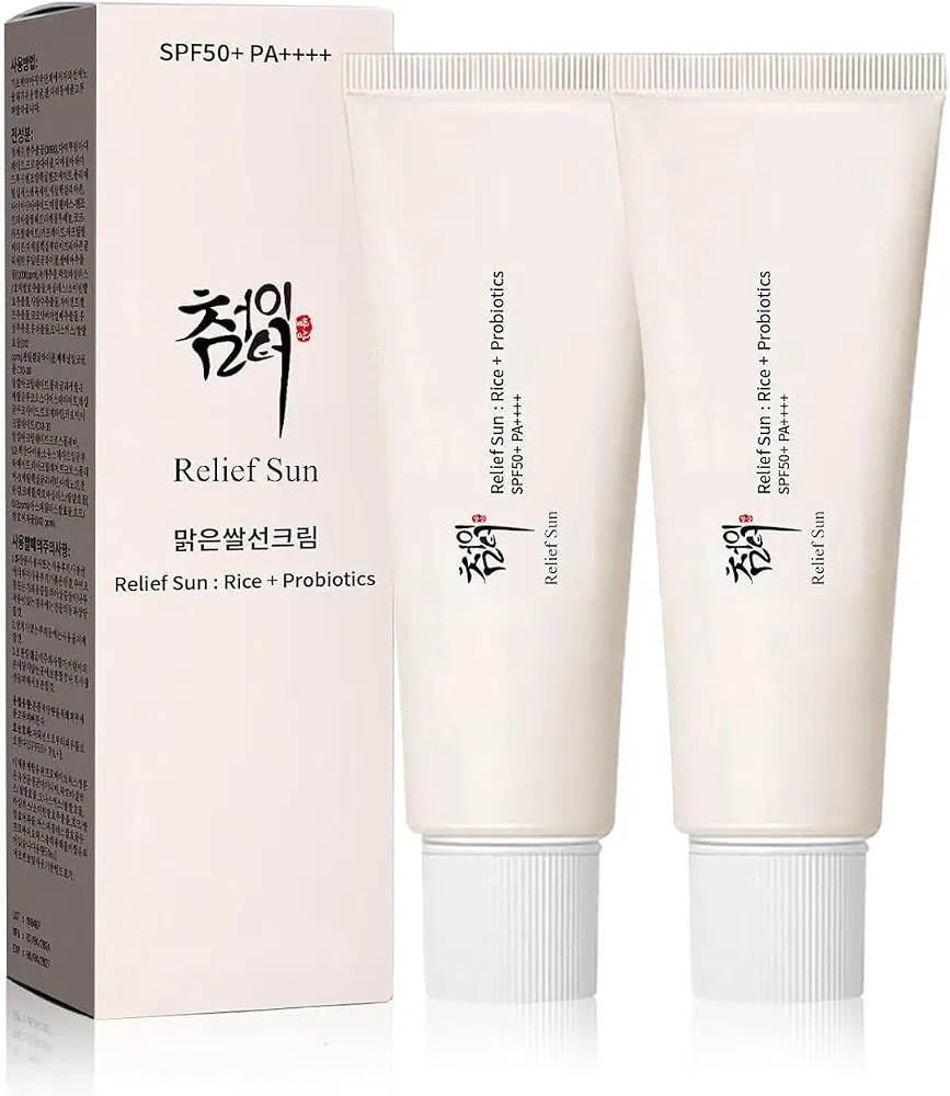 Organic Korean sunscreen SPF50+, PA++++ Riceand Probiotics | Korean Skin Care Solution for All Sk... | Amazon (US)