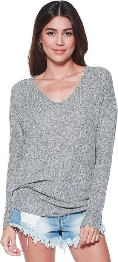 Alexander + David Women's Long Sleeve Dolman Knit Batwing Long Sleeve Blouse. Lightweight, Thin, ... | Amazon (US)