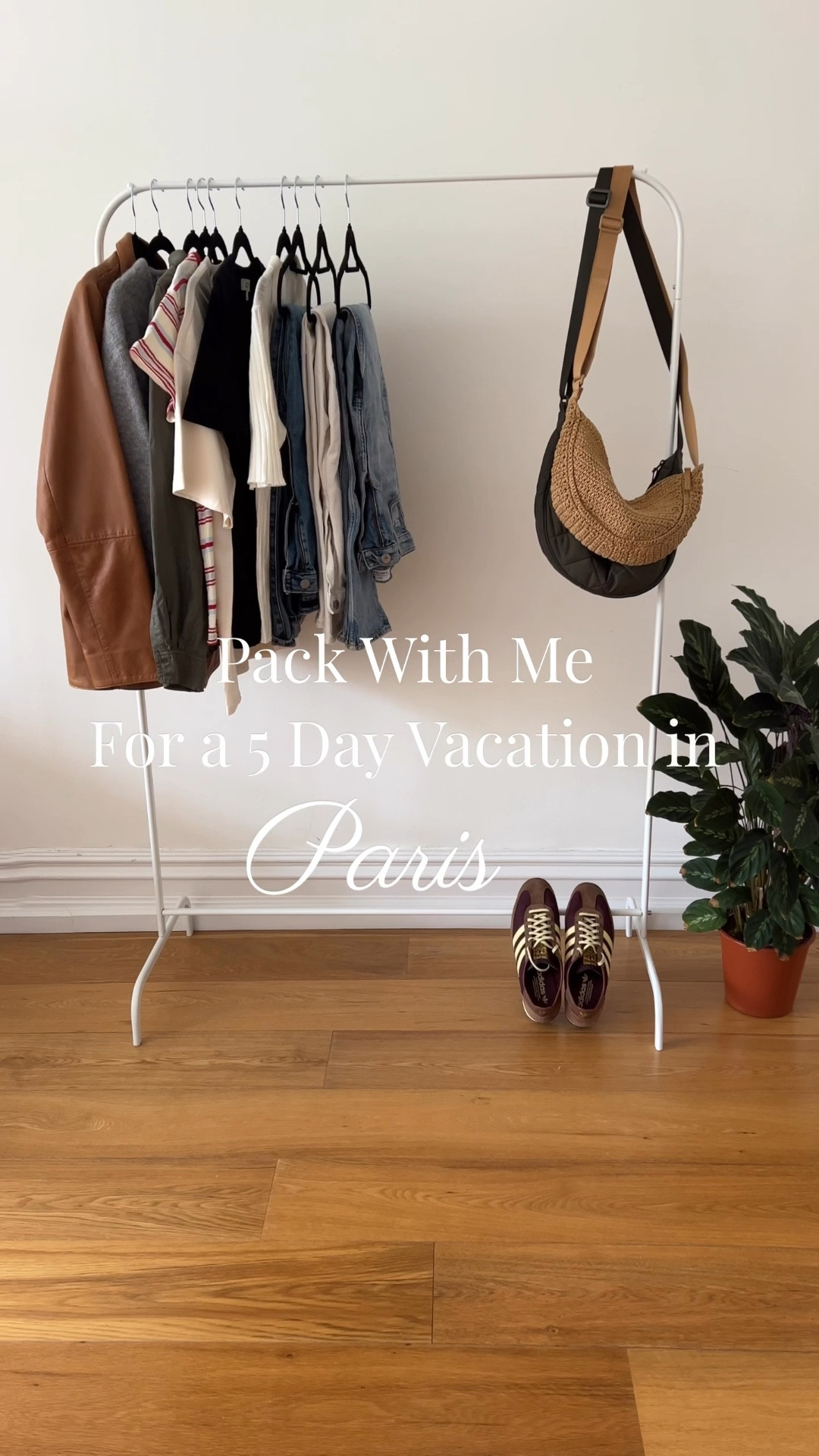 16 Items I’ll be packing with me to a five-day trip in Paris:
Leather Jacket 
Cardigan 
Button up
Polo shirt 
3 t-shirts
3 pairs of jeans
2 bags 
2 belts
1 pair of sneakers 
1 pair of sunglasses 

#LTKtravel #LTKspring #LTKeurope