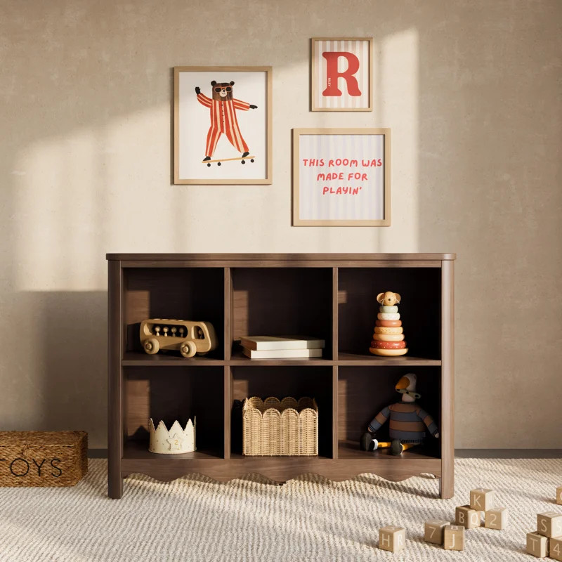 Casablanca 6 Cube Organizer Bookcase - Hazelnut | Wayfair North America