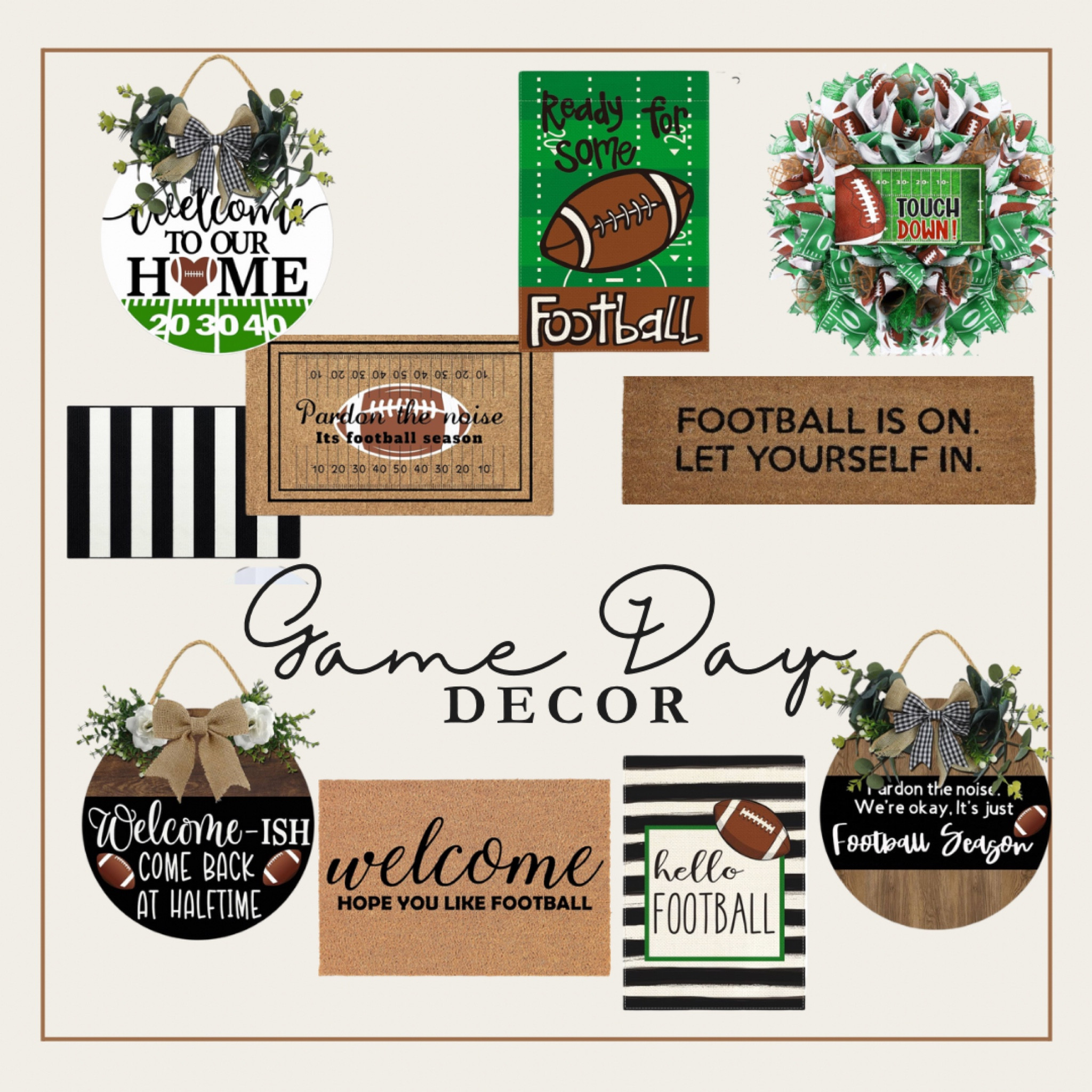 Hosting Super Bowl? Here’s some aesthetically pleasing game day decor that can be used every year and all football season long! Ladies I got you covered! 

#LTKHosting
#LTKHostingSuperBowl

#LTKParties #LTKWatchNow #LTKSeasonal