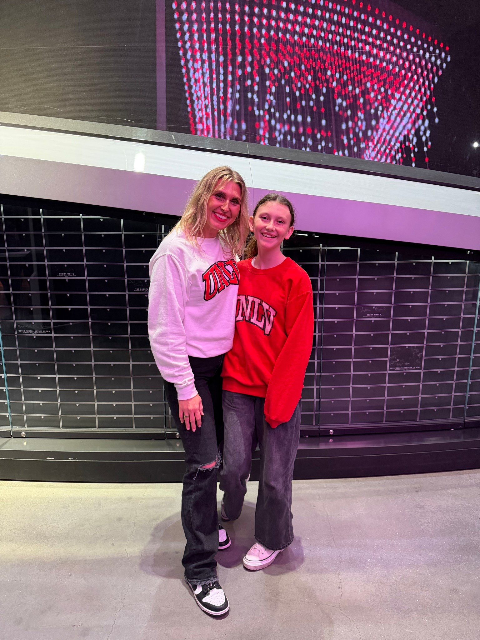 College game outfit idea! Dark denim jeans and unlv sweater! Great gift idea for student or parent 

#LTKootd #LTKKids #LTKFindsUnder50