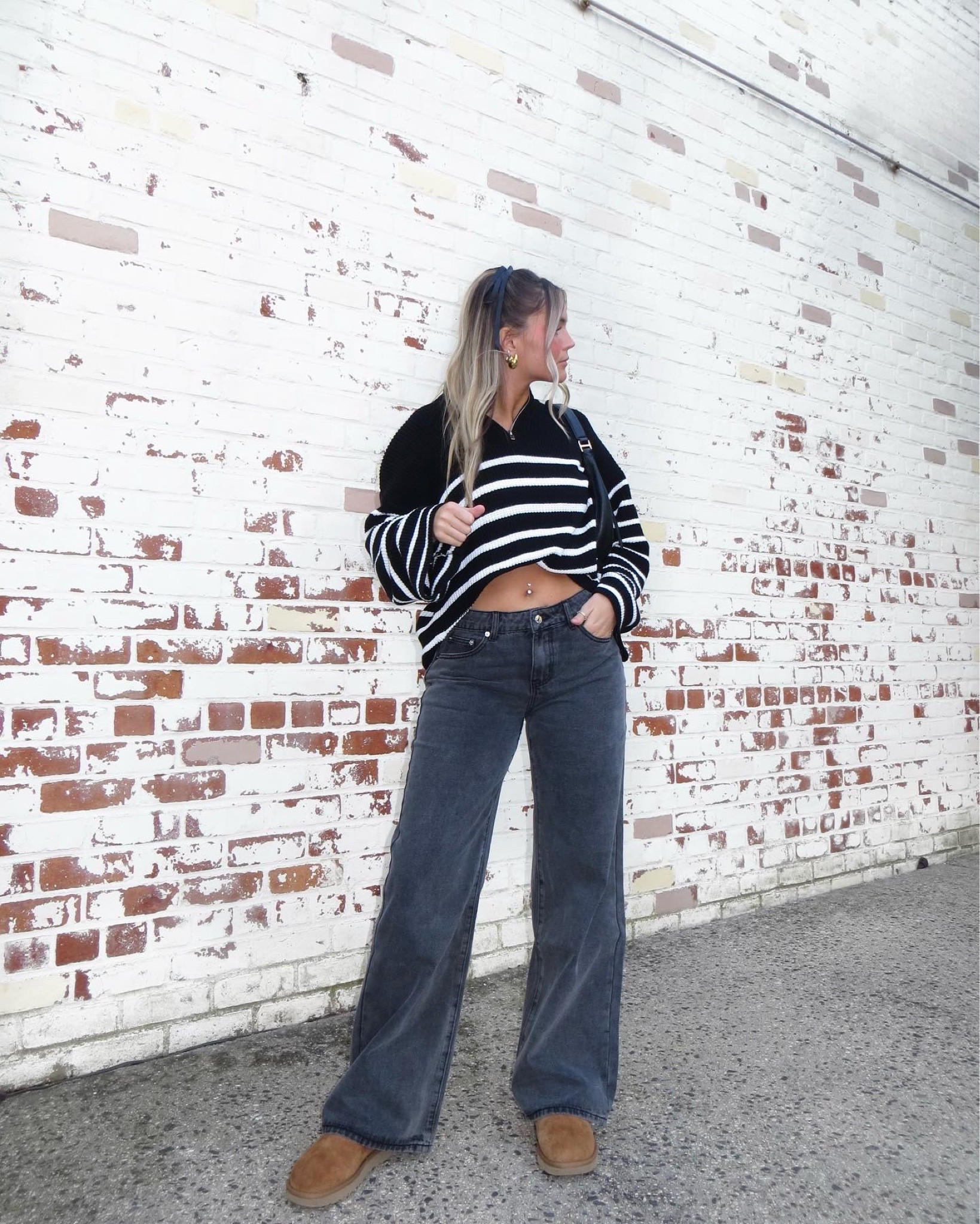 Fall outfit inspo 
Top - Edikted “OVERSIZED QUARTER ZIP SWEATER” black and white - size M
Jeans - Edikted “RAELYNN WASHED LOW RISE JEANS” black wash - size M

#LTKSeasonal #LTKstyletip #LTKsalealert