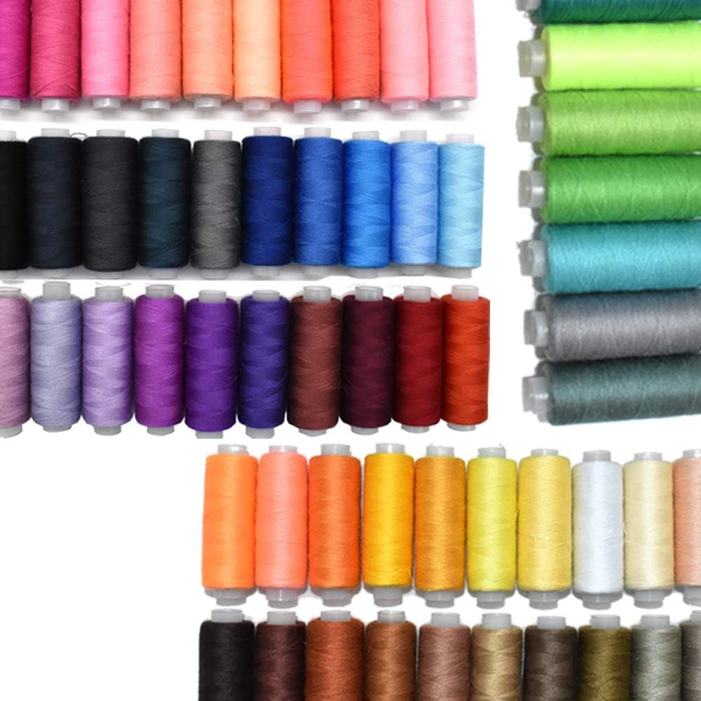 Sewing Thread Set - 60 Color Cotton, 250 Yards Each | Amazon (US)
