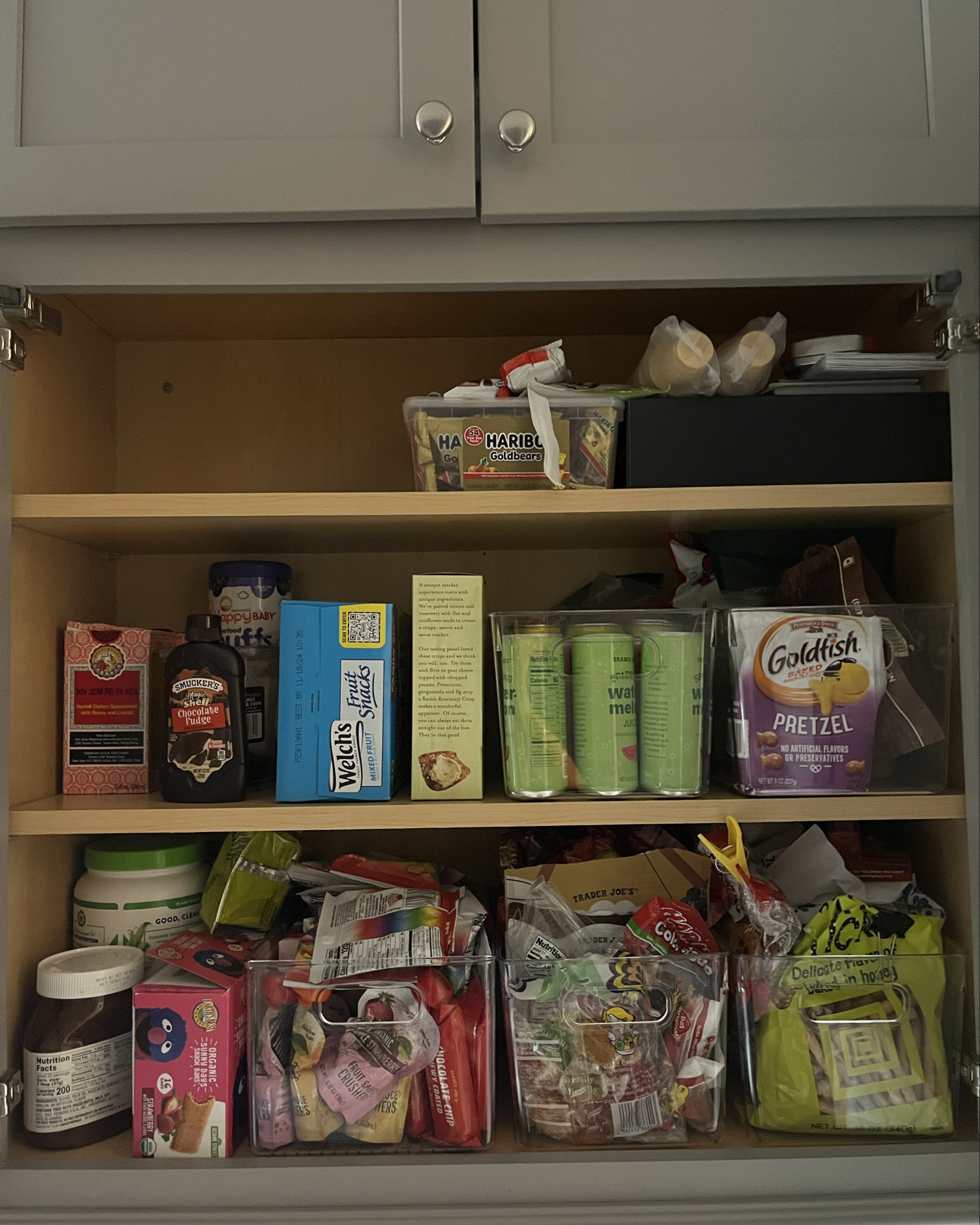 Work in progress. Swipe for the before. One bin is from the Container Store. Can you tell the difference? Getting organized. Kitchen organization. Simple solutions.

#LTKfamily #LTKkids #LTKhome