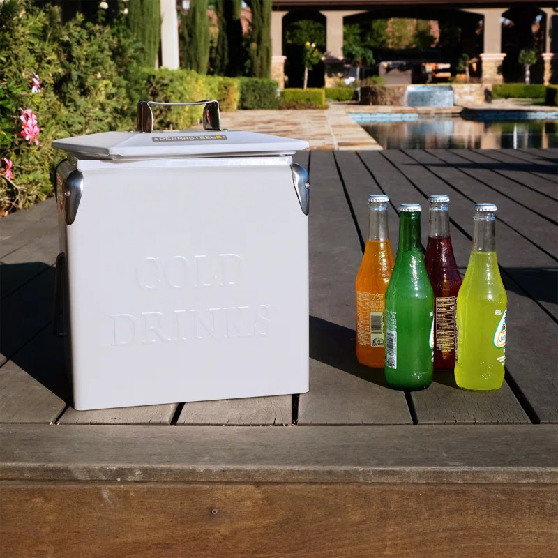 Permasteel 14-Qt Small Portable Camping Picnic Cooler | Wayfair North America