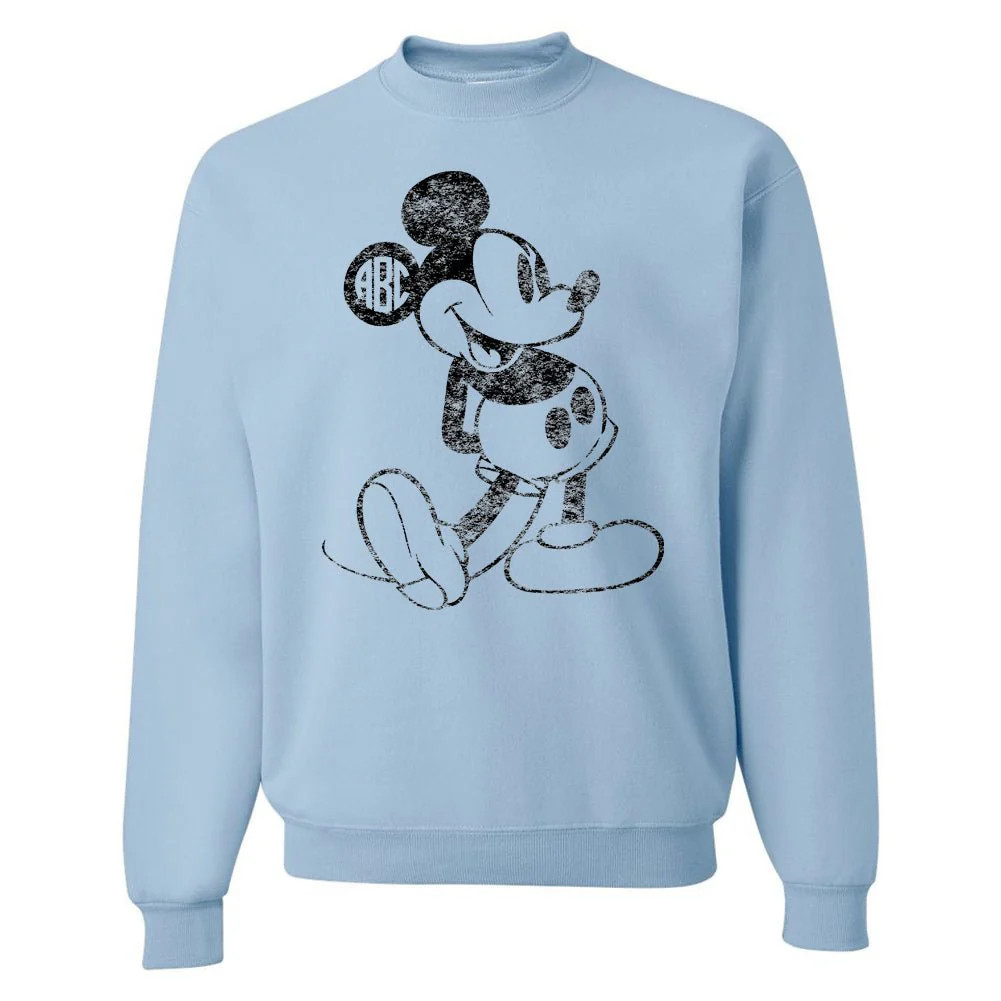 Monogrammed 'Vintage Mickey' Crewneck Sweatshirt | United Monograms