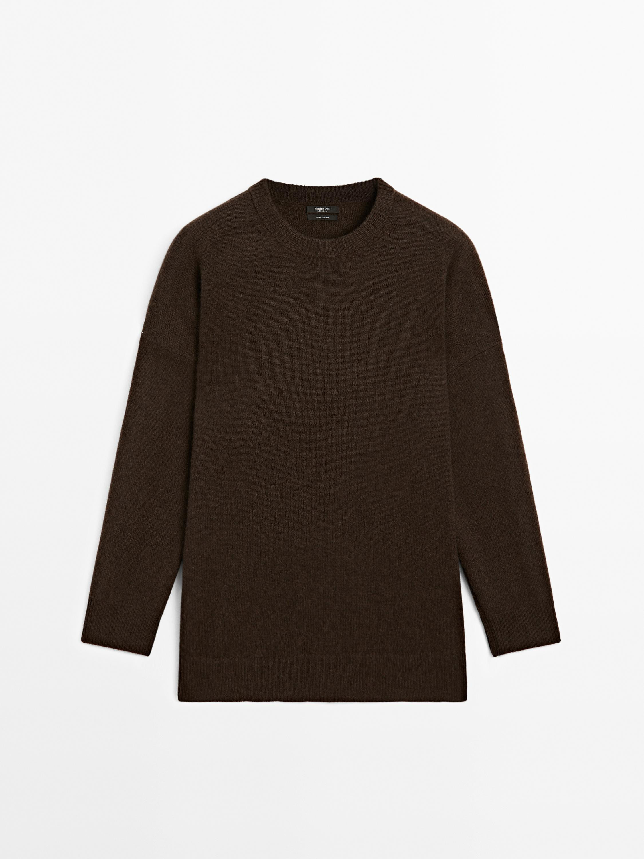 Jersey oversized coderas 100% cashmere | Massimo Dutti US